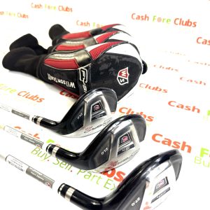 Wilaon Staff with graphite shafts 21deg, 24deg  & 27deg 