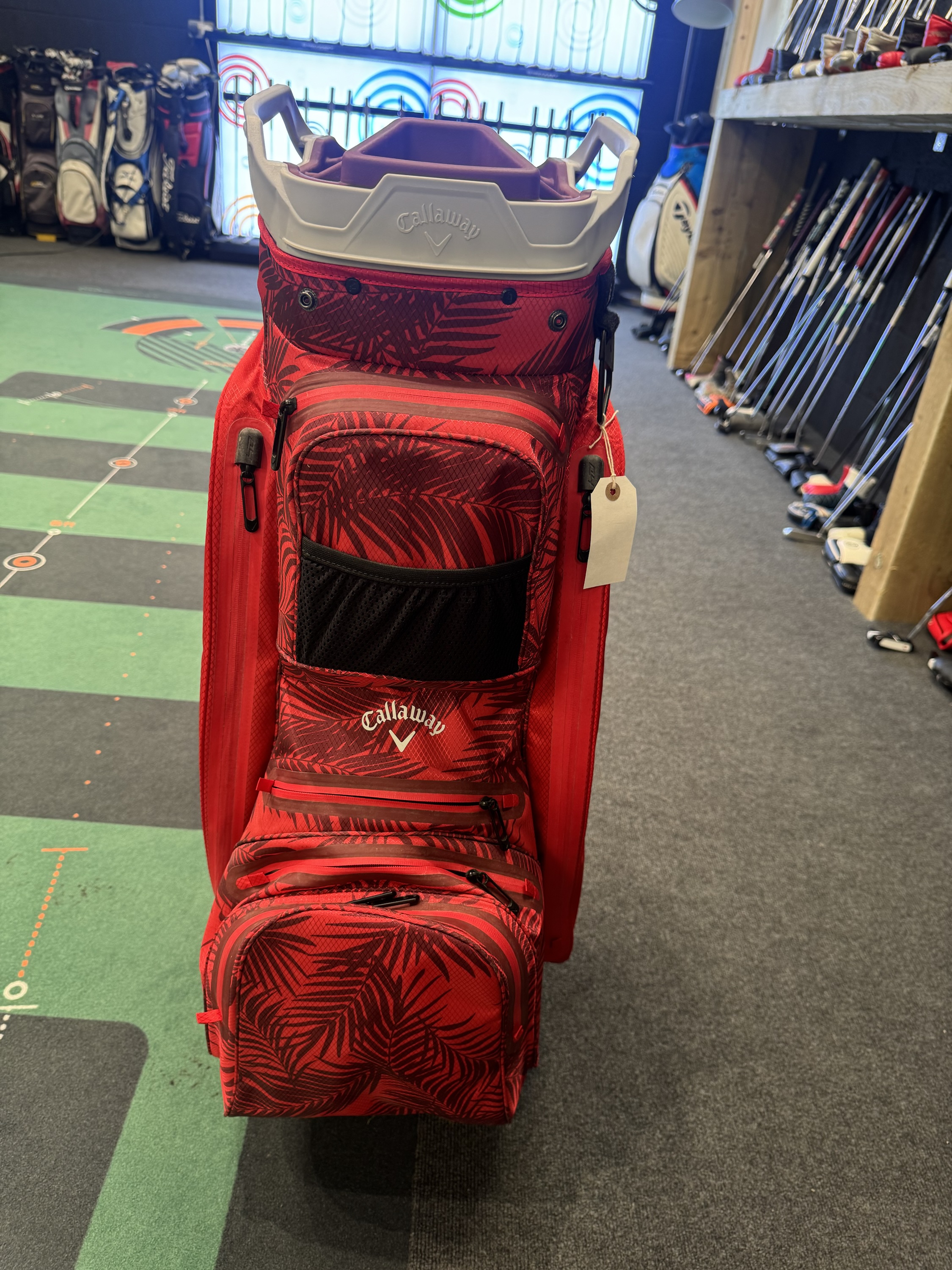 Callaway ORG 14 HD CART BAG RED PALMS