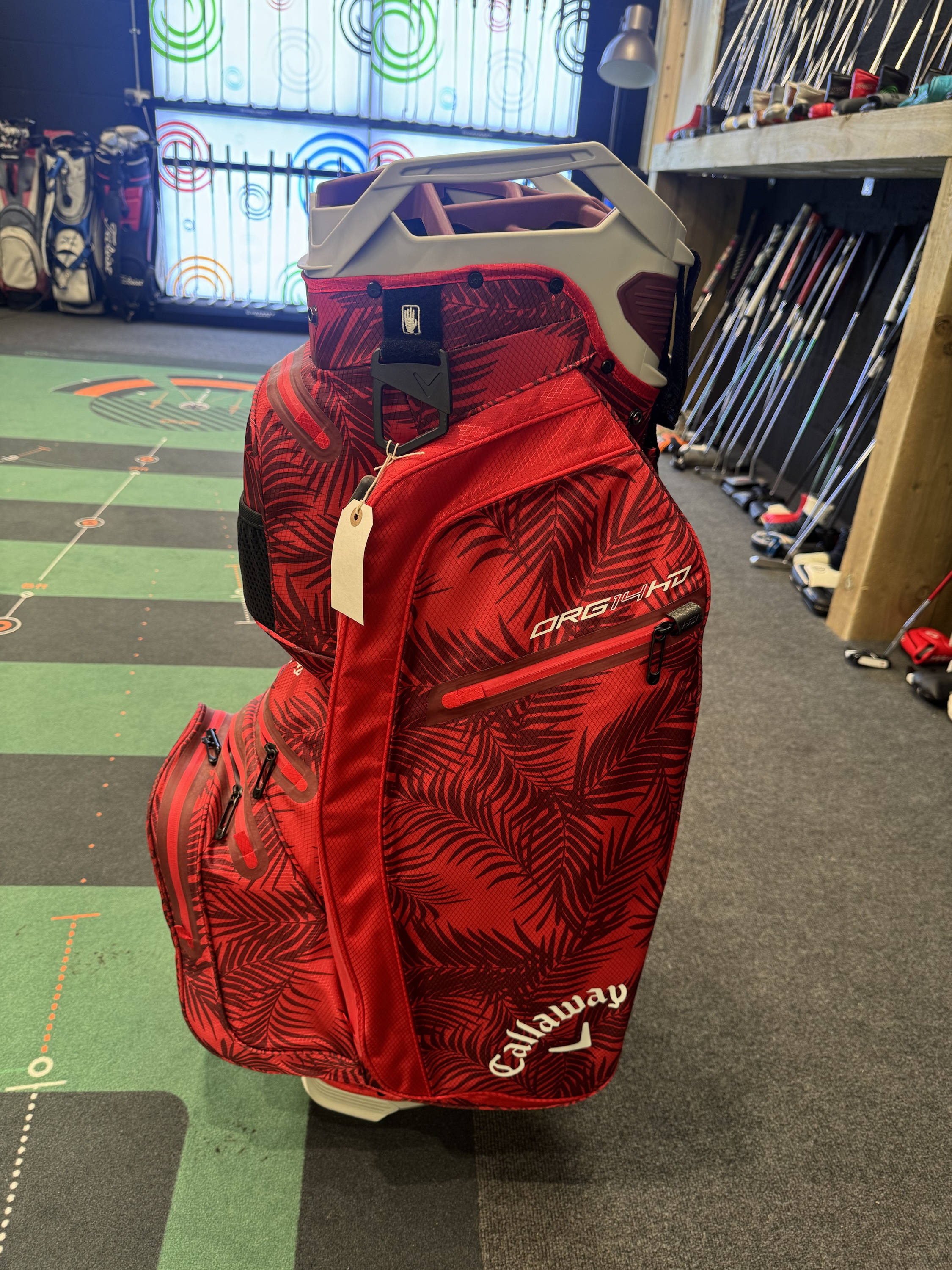 Callaway ORG 14 HD CART BAG RED PALMS - Image 2