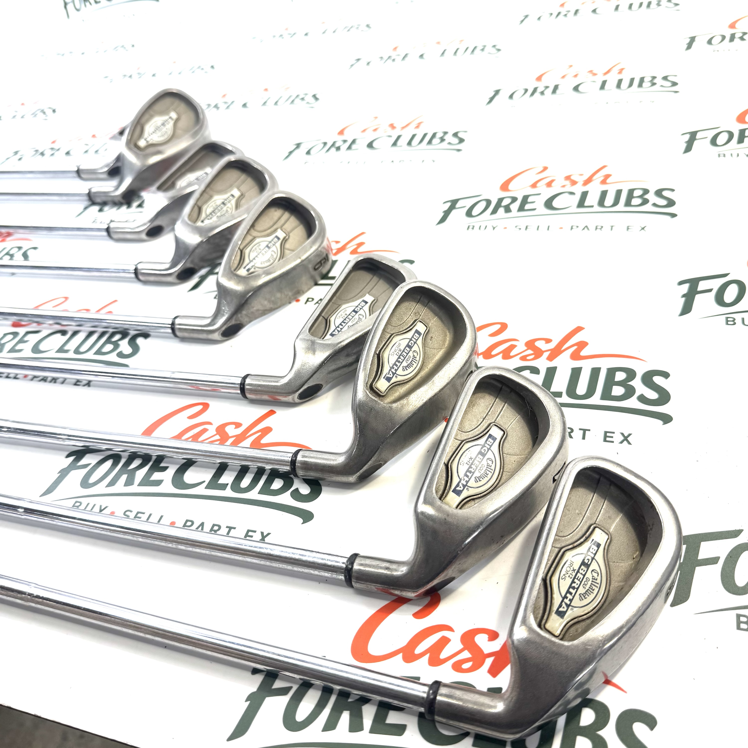 Callaway BIG BERTHA X-12 IRONS 3-PW+SW