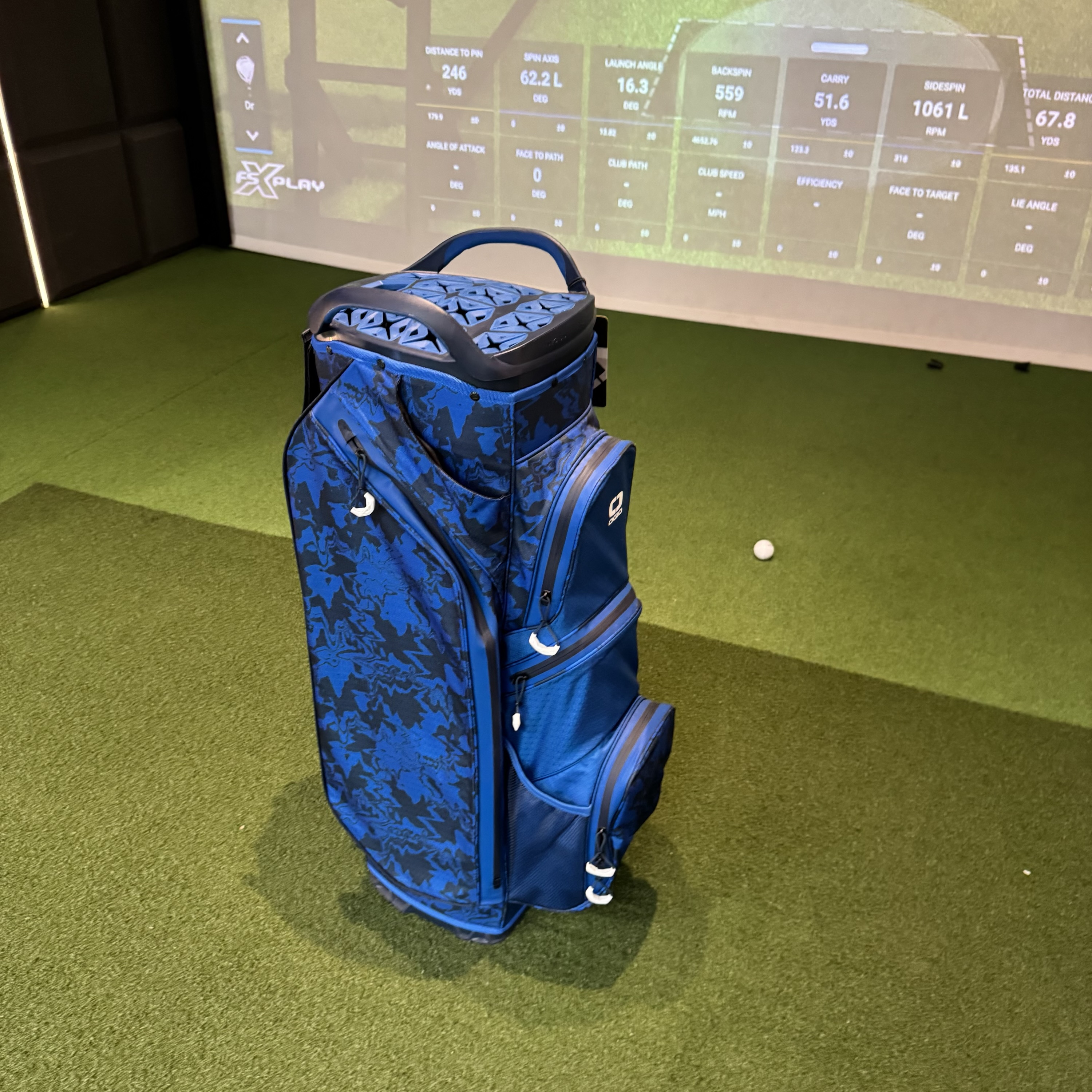 OGIO BLUE CAMO SILENCER CART BAG